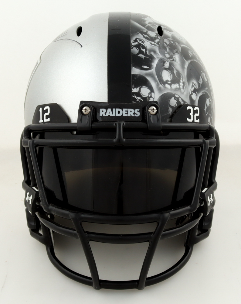 Ken Stabler & Marcus Allen Signed Full-Size Authentic On-Field Helmet with Visor (JSA) at PristineAuction.com Ken Stabler & Marcus Allen Signed Full-Size Authentic On-Field Helmet with Visor (JSA) at PristineAuction.com