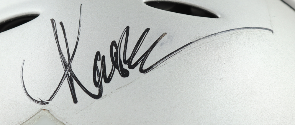 Ken Stabler & Marcus Allen Signed Full-Size Authentic On-Field Helmet with Visor (JSA) at PristineAuction.com Ken Stabler & Marcus Allen Signed Full-Size Authentic On-Field Helmet with Visor (JSA) at PristineAuction.com