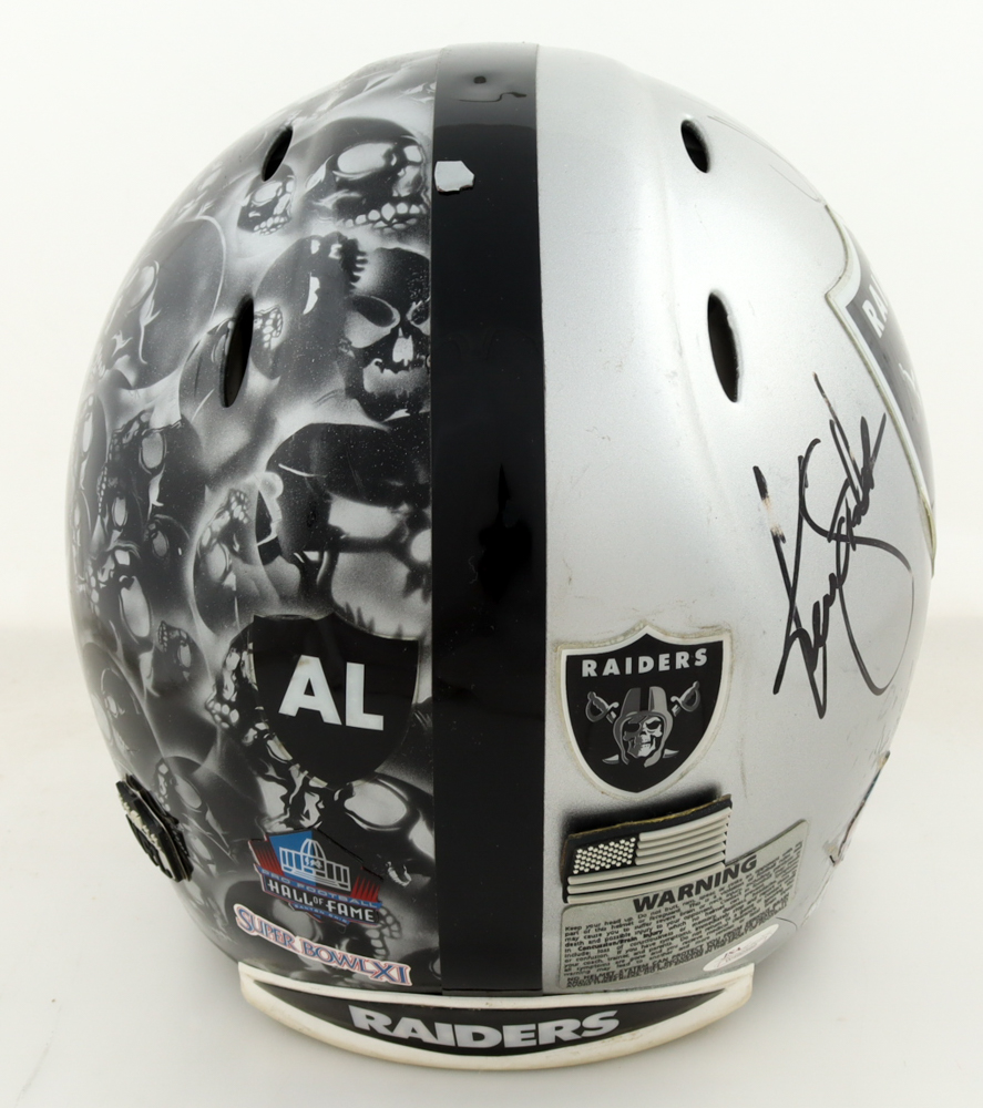 Ken Stabler & Marcus Allen Signed Full-Size Authentic On-Field Helmet with Visor (JSA) at PristineAuction.com Ken Stabler & Marcus Allen Signed Full-Size Authentic On-Field Helmet with Visor (JSA) at PristineAuction.com