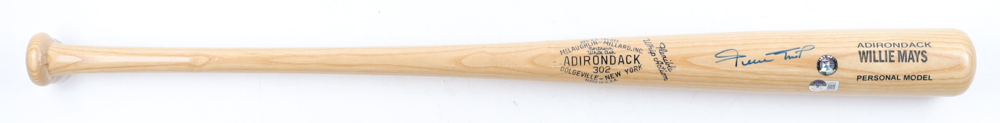 Willie Mays Signed Adirondack Personal Model Baseball Bat (Beckett & Mays) at PristineAuction.com Willie Mays Signed Adirondack Personal Model Baseball Bat (Beckett & Mays) at PristineAuction.com
