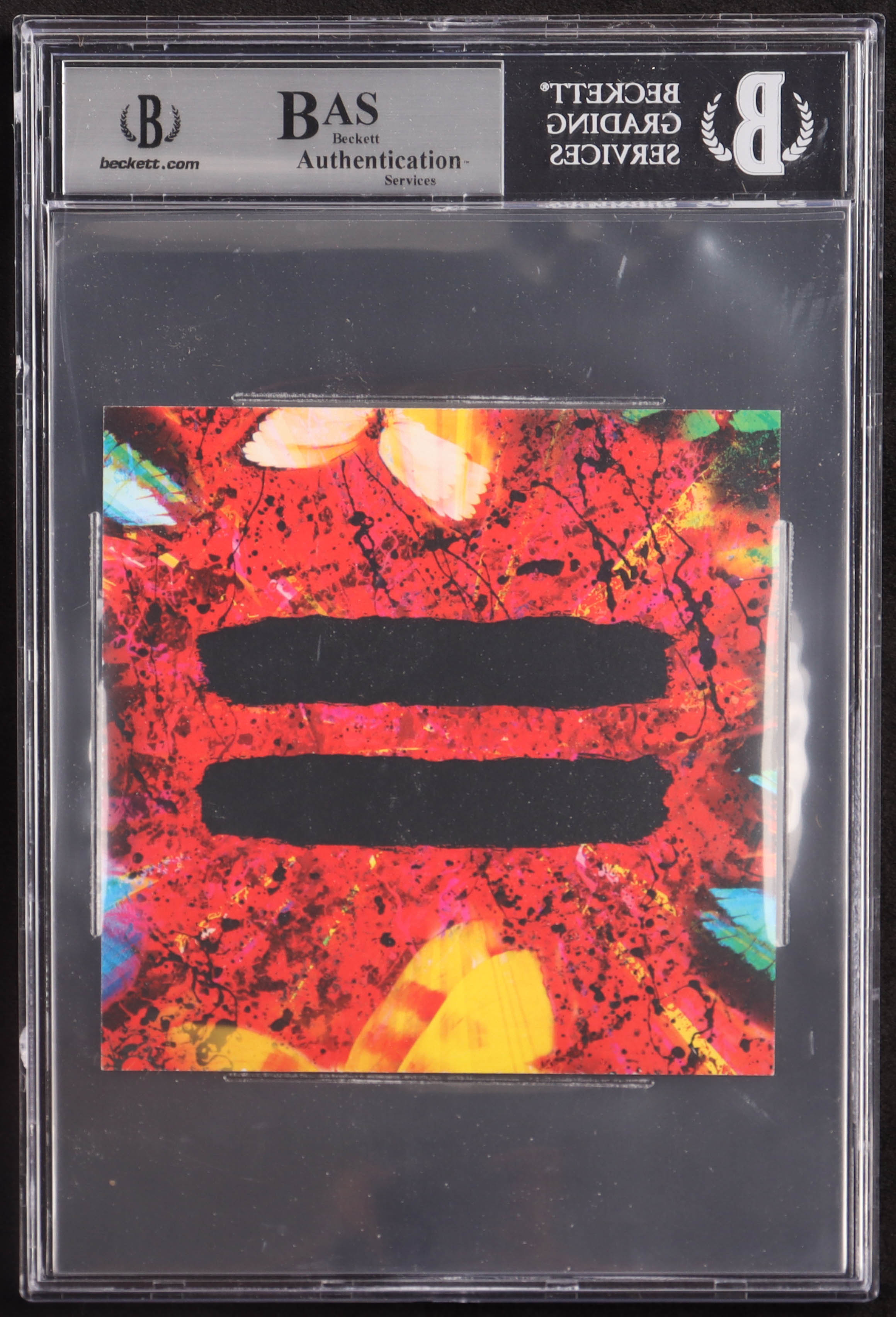 Ed Sheeran Signed CD Insert (BGS) at PristineAuction.com Ed Sheeran Signed CD Insert (BGS) at PristineAuction.com