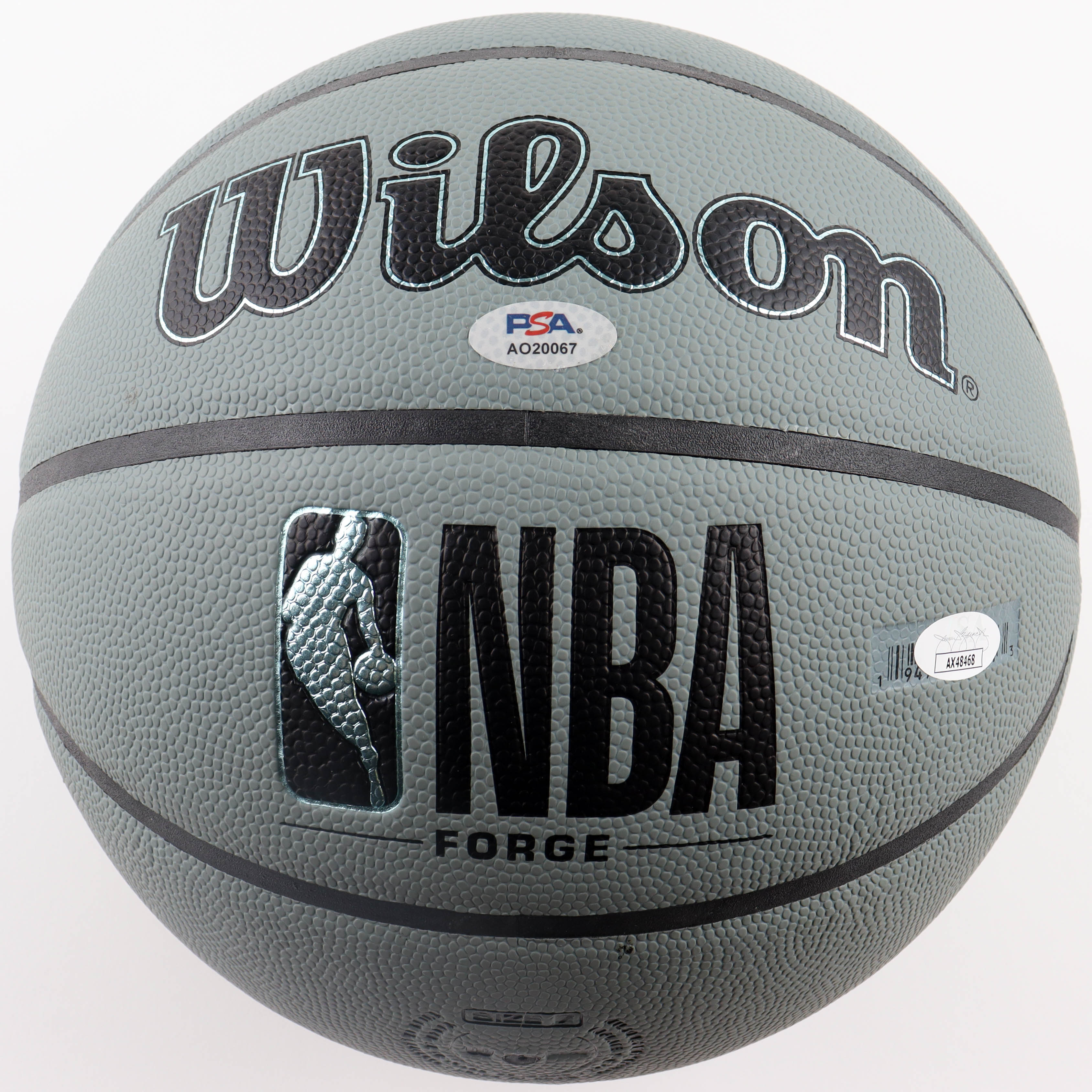 Bronny James Signed NBA Basketball (JSA) at PristineAuction.com Bronny James Signed NBA Basketball (JSA) at PristineAuction.com