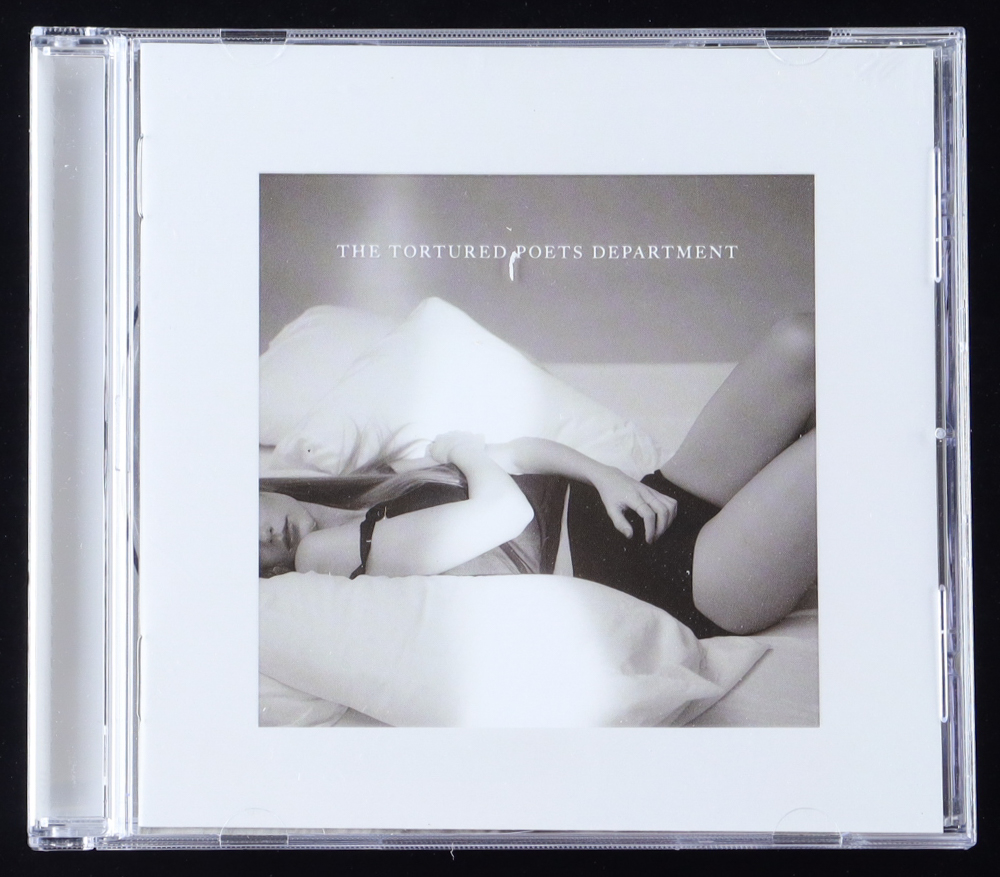 Taylor Swift Signed Custom Framed "The Tortured Poets Department" CD Album Insert Display With Disc & CD Case (JSA) at PristineAuction.com Taylor Swift Signed Custom Framed "The Tortured Poets Department" CD Album Insert Display With Disc & CD Case (JSA) at PristineAuction.com