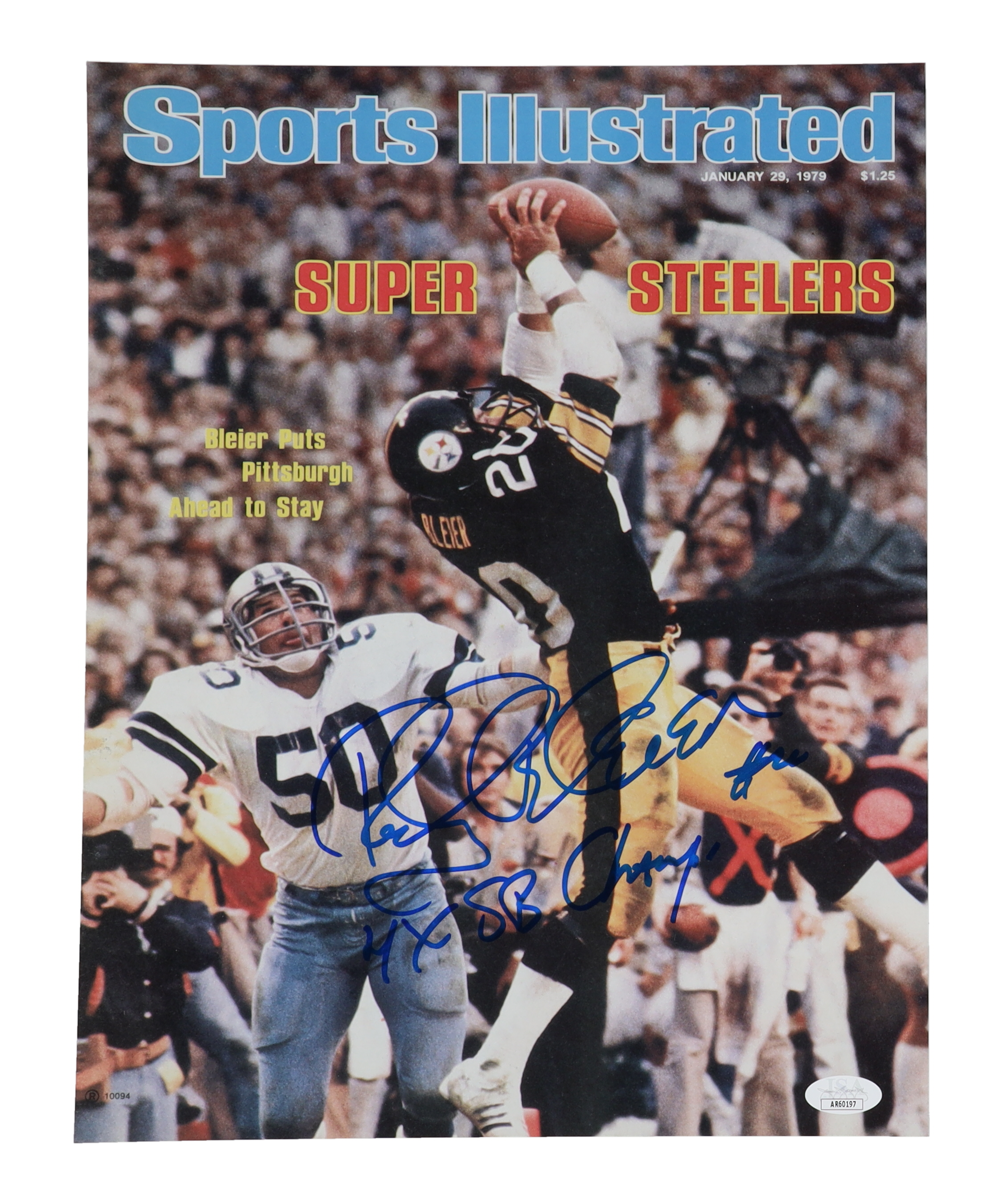 Rocky Bleier Signed Steelers 11x14 Photo Inscribed "4x SB Champ" (JSA) at PristineAuction.com Rocky Bleier Signed Steelers 11x14 Photo Inscribed "4x SB Champ" (JSA) at PristineAuction.com
