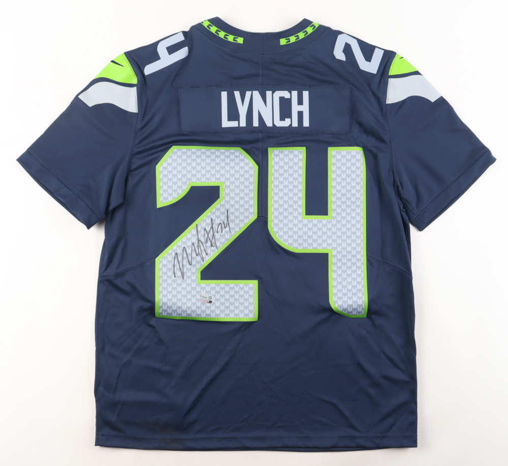 Marshawn Lynch Signed Seahawks Jersey (Fanatics) at PristineAuction.com Marshawn Lynch Signed Seahawks Jersey (Fanatics) at PristineAuction.com