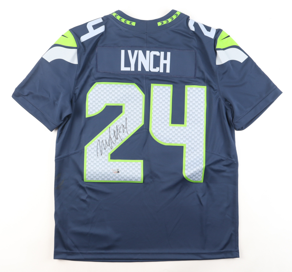 Marshawn Lynch Signed Seahawks Jersey (Fanatics) at PristineAuction.com Marshawn Lynch Signed Seahawks Jersey (Fanatics) at PristineAuction.com