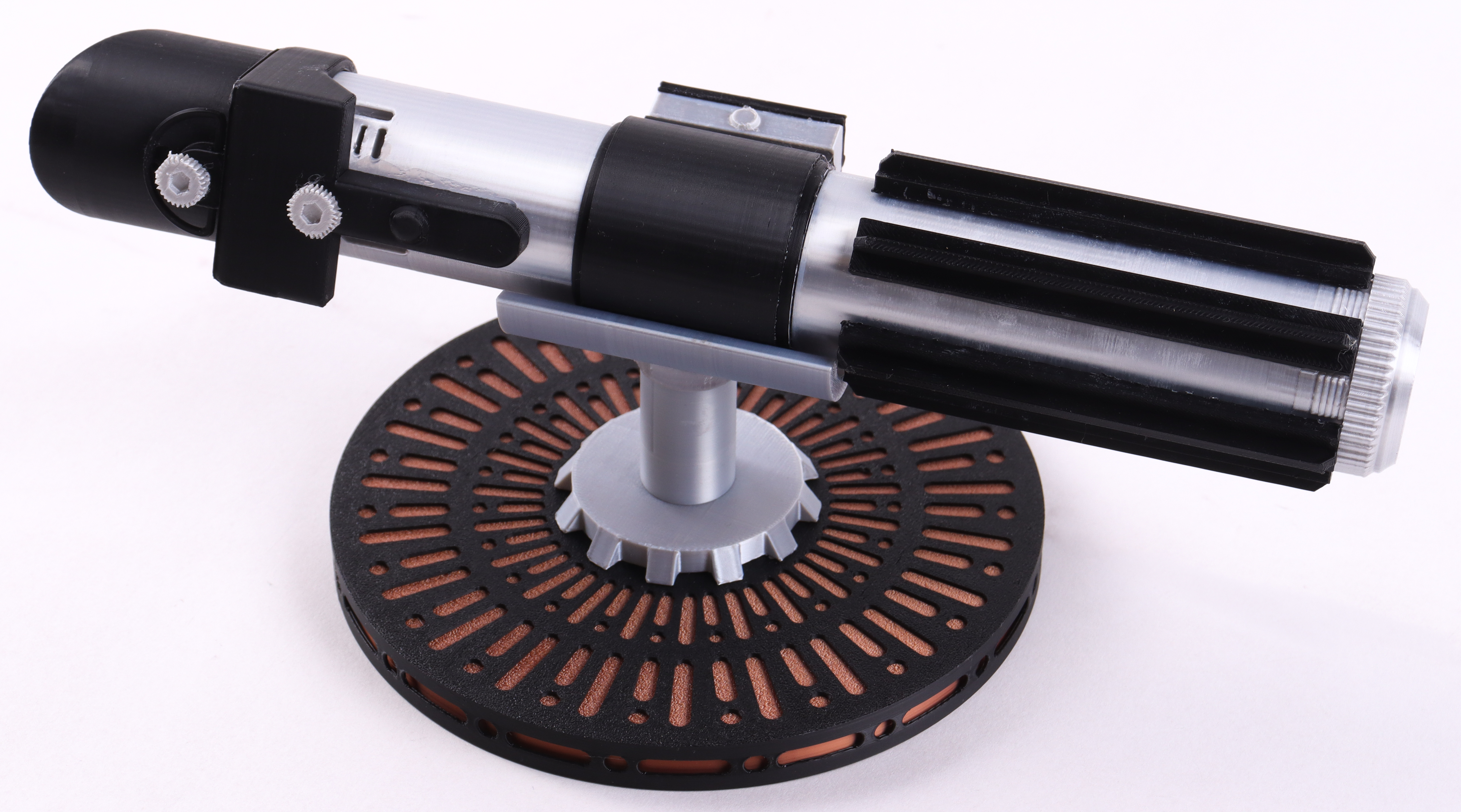 Darth Vader "Star Wars" Lightsaber Full Size Prop Replica with Display Stand at PristineAuction.com Darth Vader "Star Wars" Lightsaber Full Size Prop Replica with Display Stand at PristineAuction.com