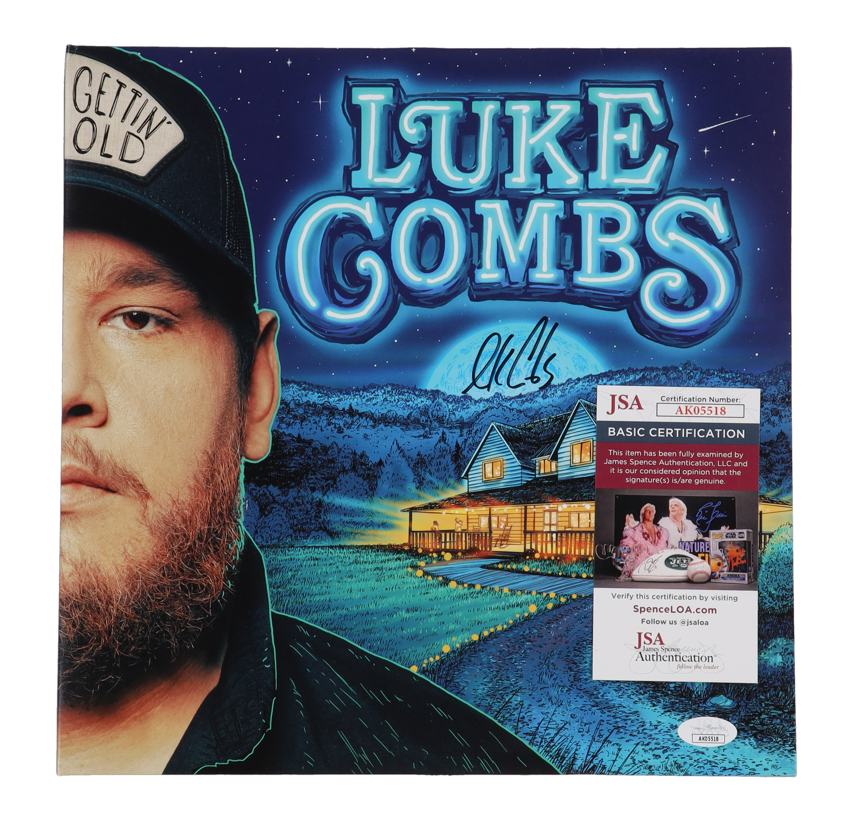 Luke Combs Signed "Gettin' Old" Vinyl Record Album Cover (JSA) at PristineAuction.com Luke Combs Signed "Gettin' Old" Vinyl Record Album Cover (JSA) at PristineAuction.com