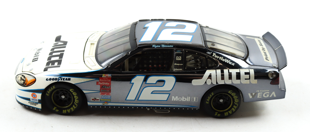 Ryan Newman NASCAR #12 Alltel / Rookie of Year 2002 Taurus 1:24 Scale Diecast Car at PristineAuction.com Ryan Newman NASCAR #12 Alltel / Rookie of Year 2002 Taurus 1:24 Scale Diecast Car at PristineAuction.com