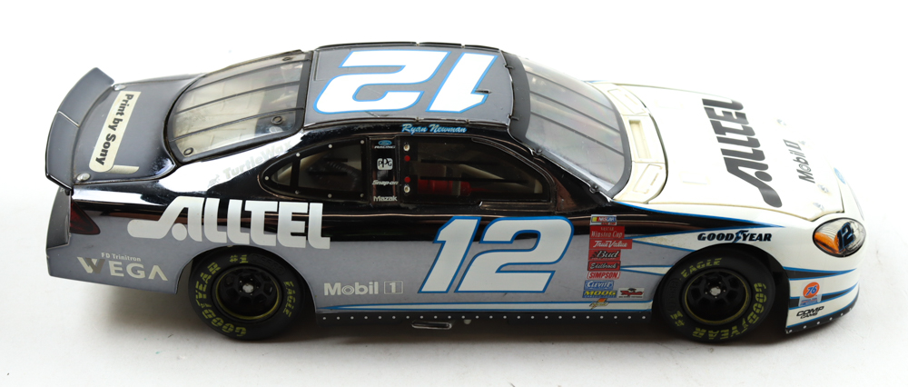 Ryan Newman NASCAR #12 Alltel / Rookie of Year 2002 Taurus 1:24 Scale Diecast Car at PristineAuction.com Ryan Newman NASCAR #12 Alltel / Rookie of Year 2002 Taurus 1:24 Scale Diecast Car at PristineAuction.com