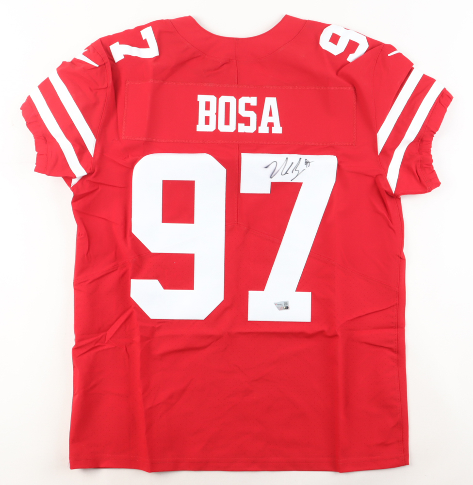 Nick Bosa Signed 49ers Jersey (Fanatics) at PristineAuction.com Nick Bosa Signed 49ers Jersey (Fanatics) at PristineAuction.com