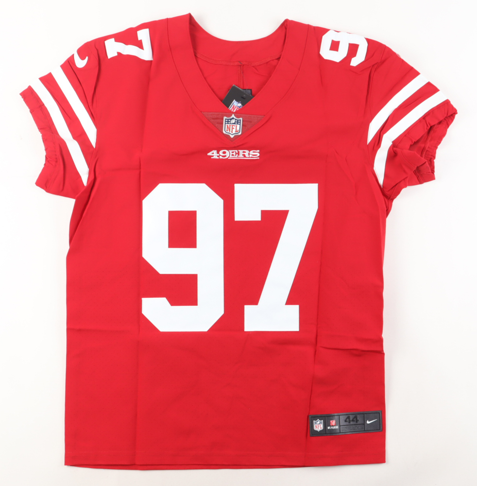 Nick Bosa Signed 49ers Jersey (Fanatics) at PristineAuction.com Nick Bosa Signed 49ers Jersey (Fanatics) at PristineAuction.com