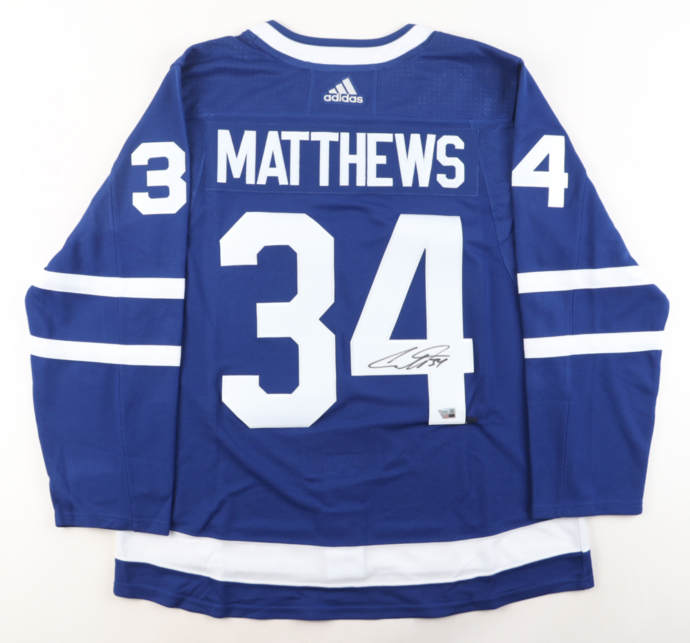 Auston Matthews Signed Maple Leafs Jersey (Fanatics) at PristineAuction.com Auston Matthews Signed Maple Leafs Jersey (Fanatics) at PristineAuction.com