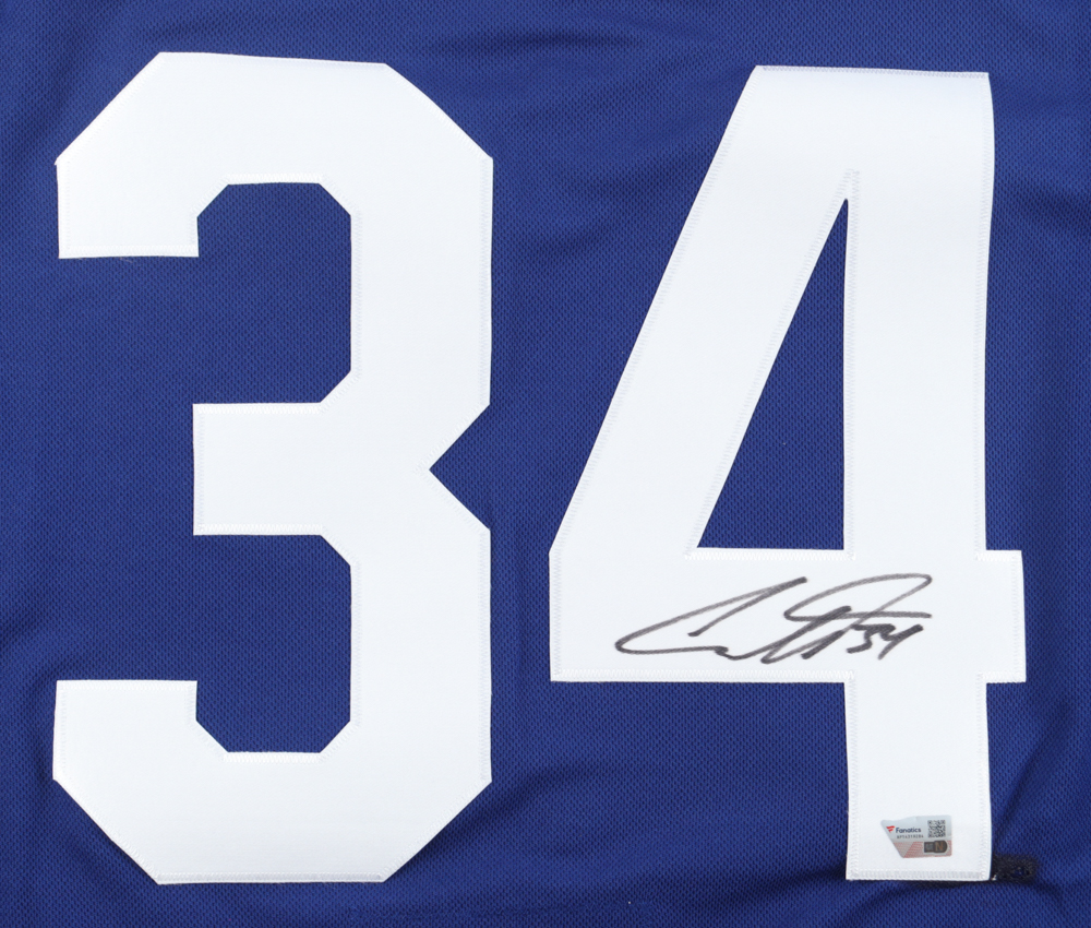 Auston Matthews Signed Maple Leafs Jersey (Fanatics) at PristineAuction.com Auston Matthews Signed Maple Leafs Jersey (Fanatics) at PristineAuction.com