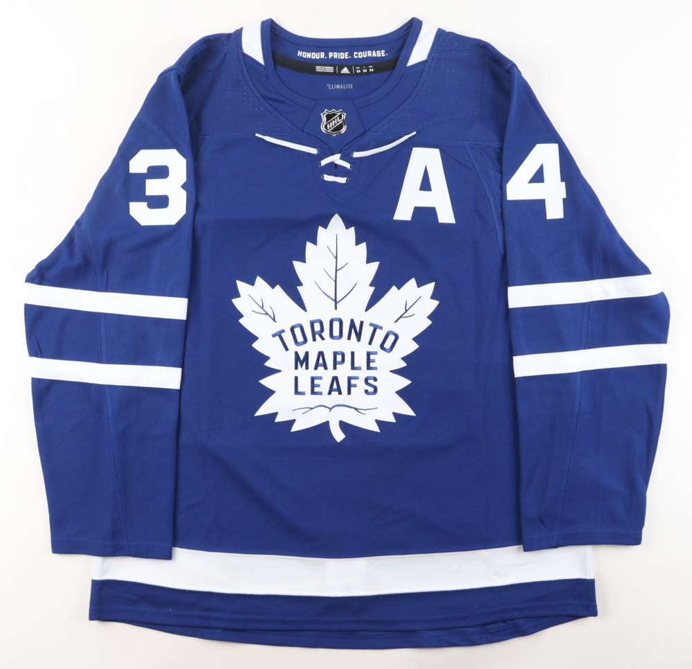 Auston Matthews Signed Maple Leafs Jersey (Fanatics) at PristineAuction.com Auston Matthews Signed Maple Leafs Jersey (Fanatics) at PristineAuction.com