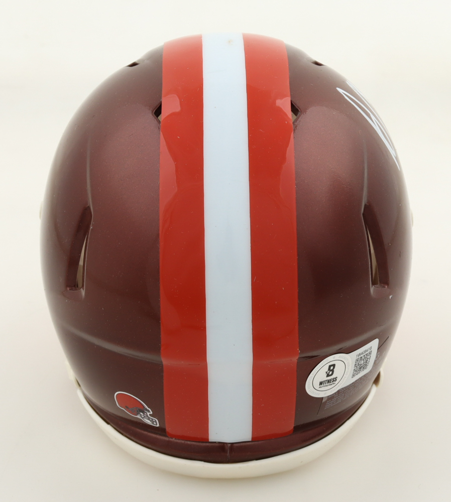 Amari Cooper Signed Browns Flash Alternate Speed Mini Helmet (Beckett) at PristineAuction.com Amari Cooper Signed Browns Flash Alternate Speed Mini Helmet (Beckett) at PristineAuction.com