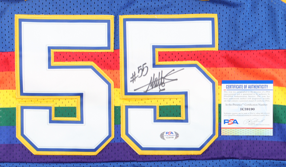 Dikembe Mutombo Signed Jersey (PSA) at PristineAuction.com Dikembe Mutombo Signed Jersey (PSA) at PristineAuction.com