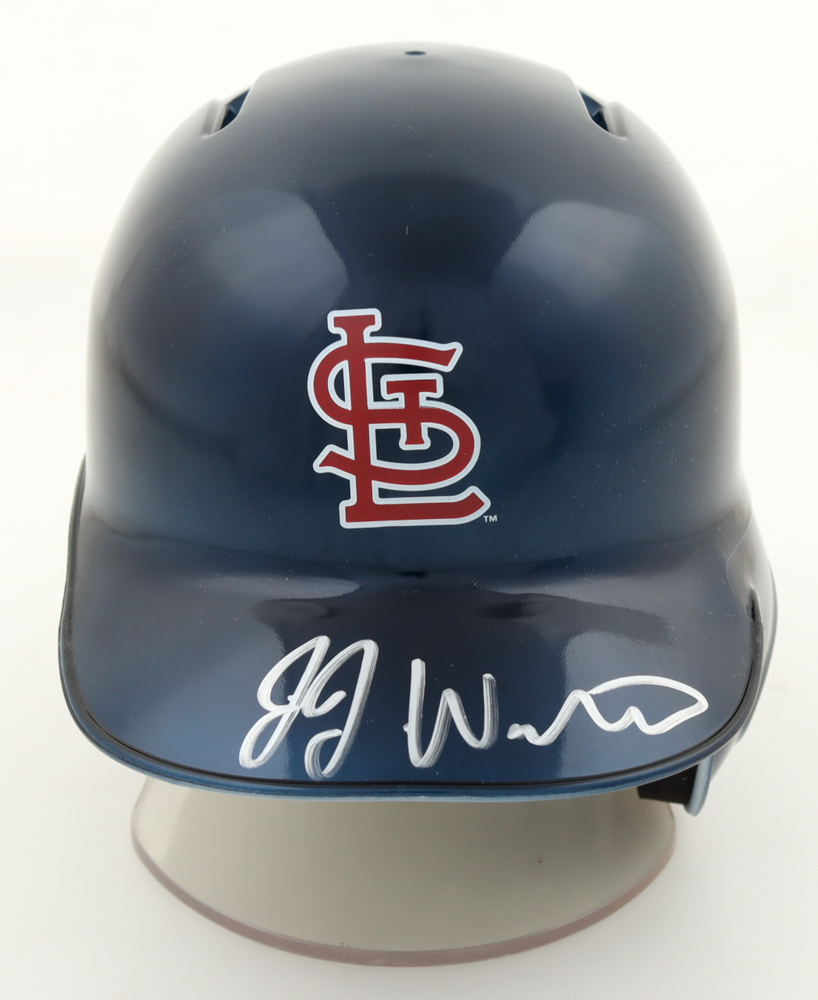 JJ Wetherholt Signed Cardinals Mini Helmet (JSA) at PristineAuction.com JJ Wetherholt Signed Cardinals Mini Helmet (JSA) at PristineAuction.com