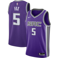 De'Aaron Fox Kings Nike Jersey at PristineAuction.com