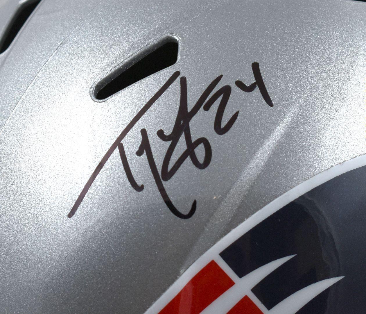 Ty Law Signed Patriots Full-Size Speed Helmet (Beckett) at PristineAuction.com Ty Law Signed Patriots Full-Size Speed Helmet (Beckett) at PristineAuction.com