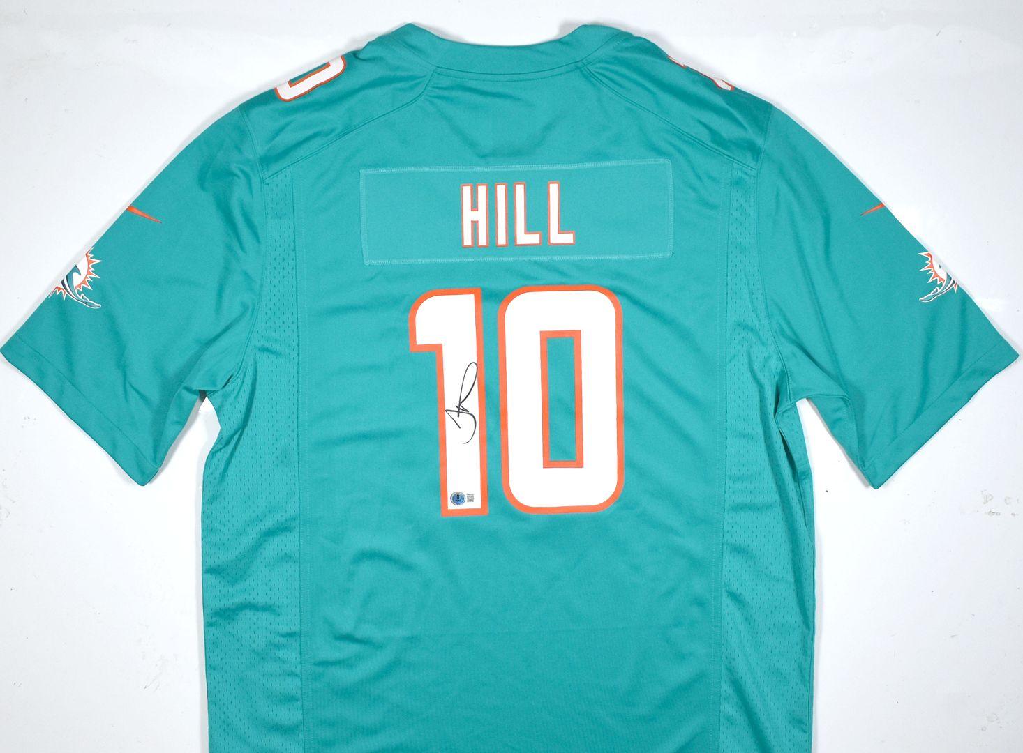Tyreek Hill Signed Dolphins Jersey (Beckett) at PristineAuction.com Tyreek Hill Signed Dolphins Jersey (Beckett) at PristineAuction.com