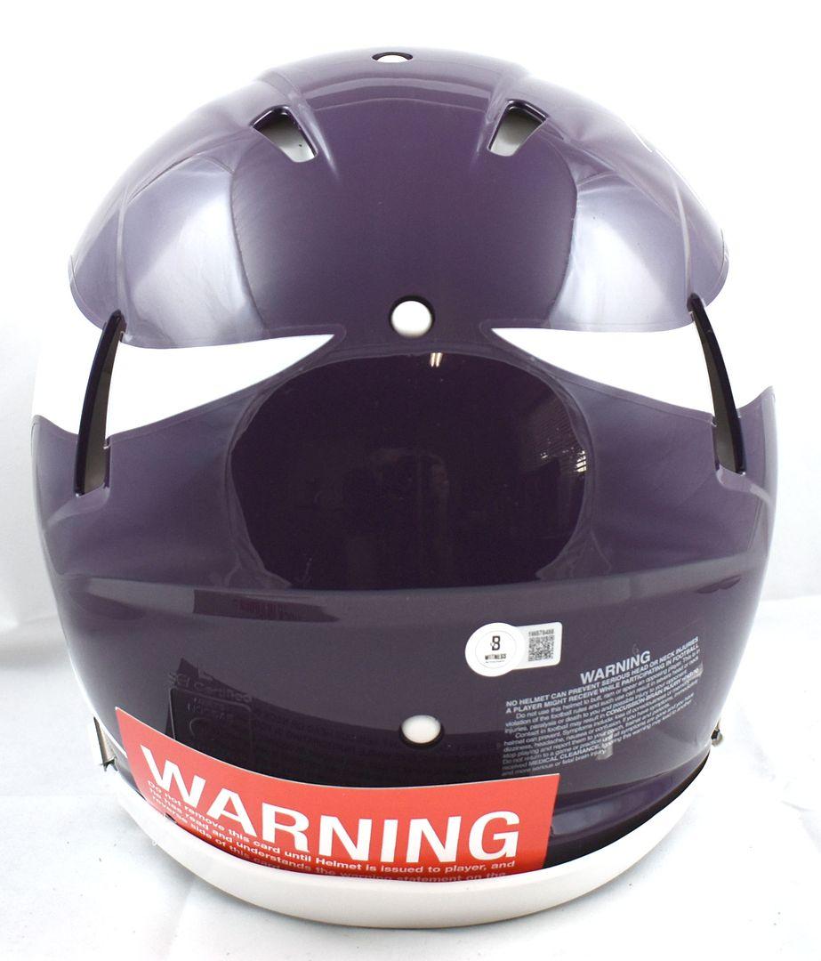 Randy Moss Signed Vikings Full-Size Authentic On-Field Speed Helmet (Beckett) at PristineAuction.com Randy Moss Signed Vikings Full-Size Authentic On-Field Speed Helmet (Beckett) at PristineAuction.com