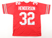 TreVeyon Henderson Signed Jersey (Beckett) at PristineAuction.com