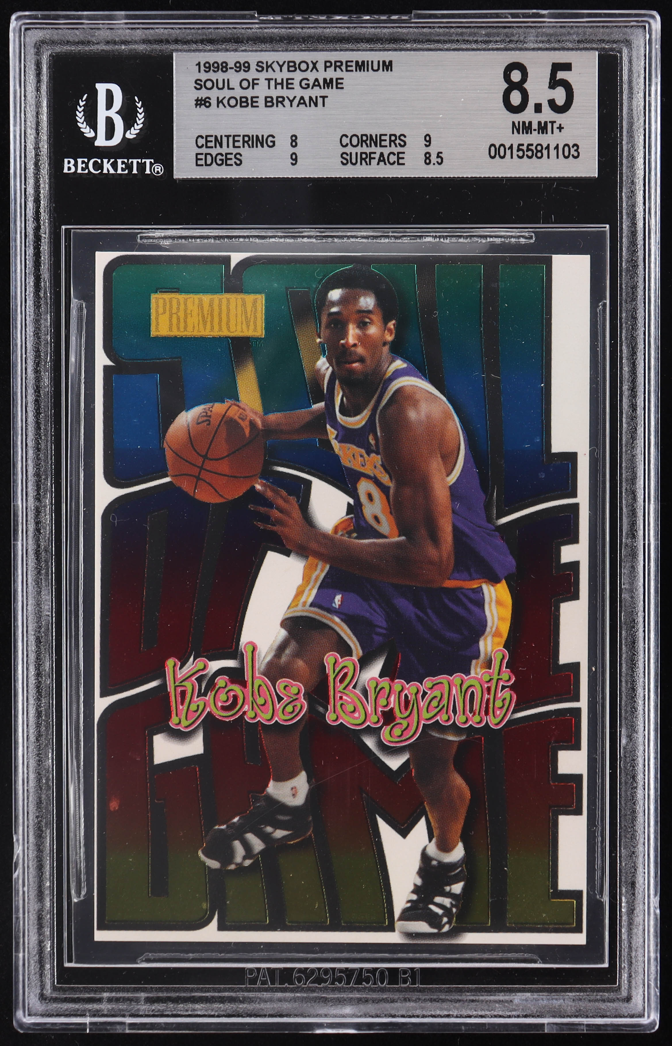 Kobe Bryant 1998-99 SkyBox Premium Soul of the Game #6 (BGS 8.5) at PristineAuction.com Kobe Bryant 1998-99 SkyBox Premium Soul of the Game #6 (BGS 8.5) at PristineAuction.com
