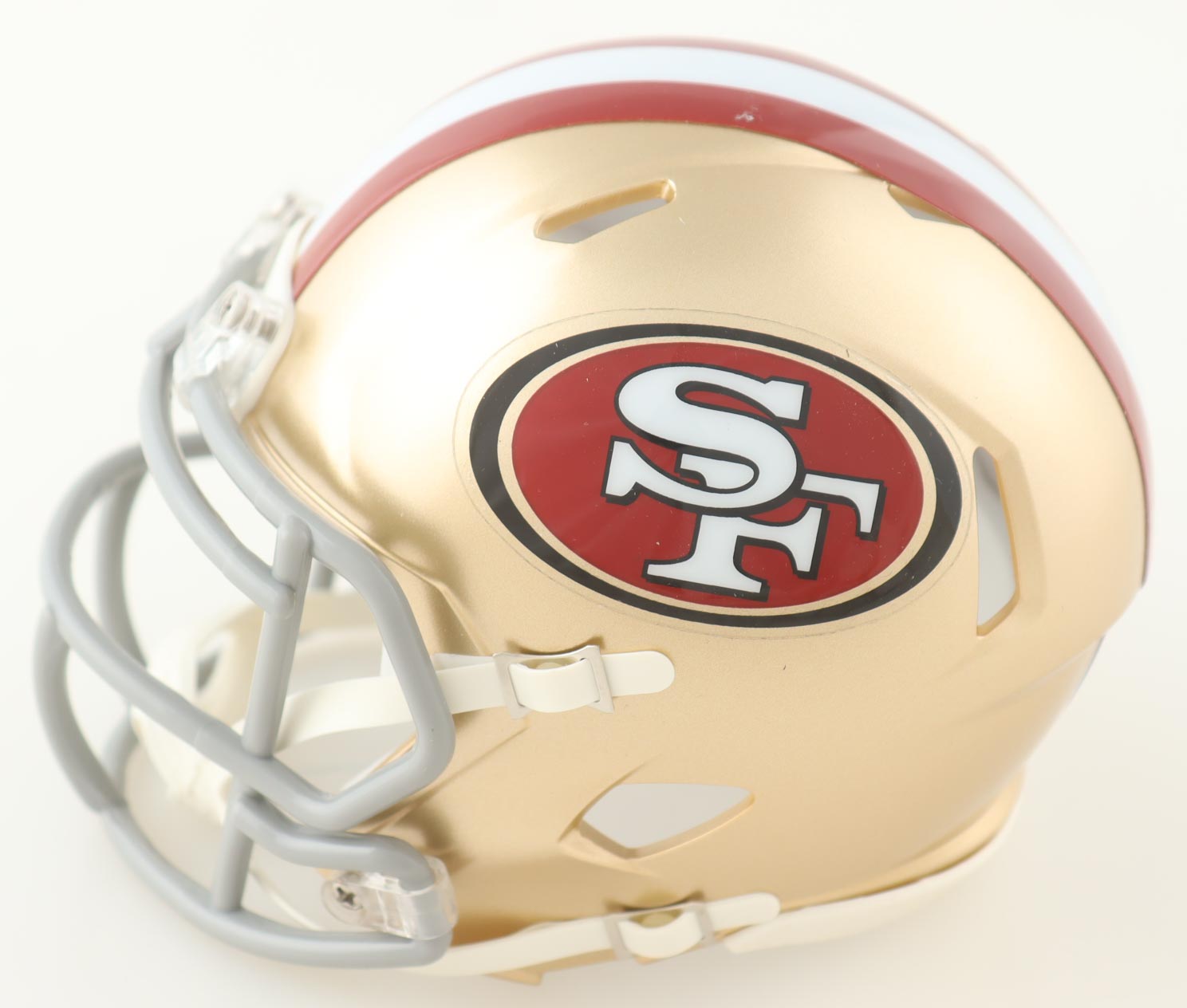 Frank Gore Signed 49ers Speed Mini Helmet (Beckett) at PristineAuction.com Frank Gore Signed 49ers Speed Mini Helmet (Beckett) at PristineAuction.com