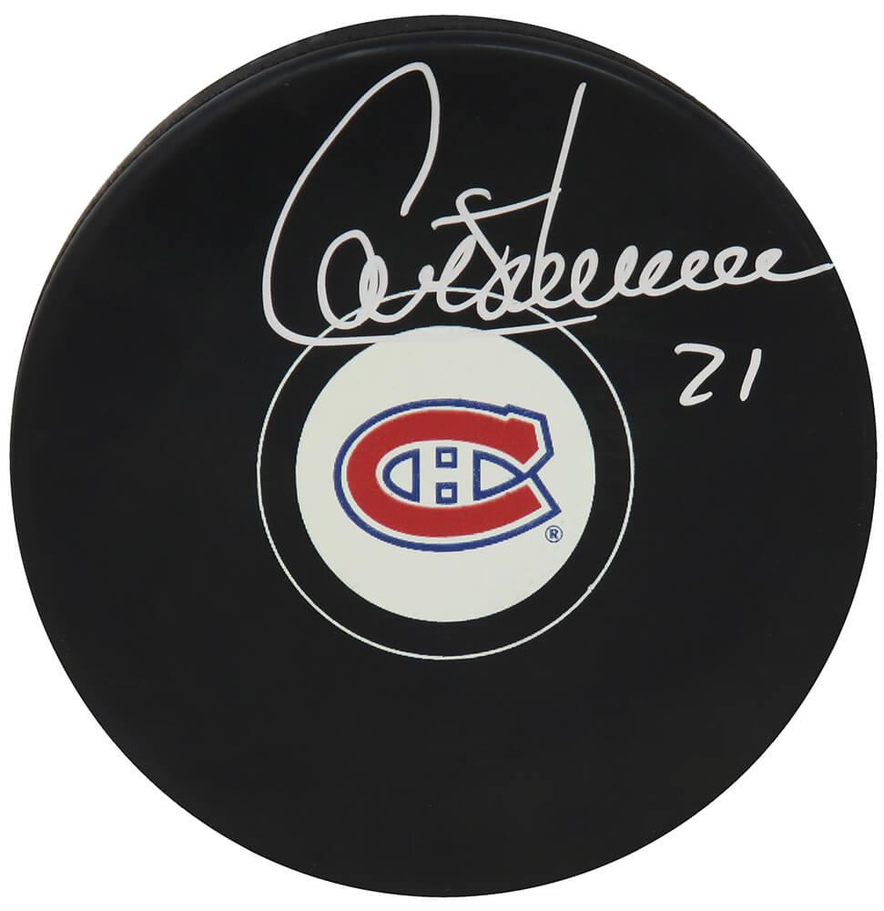 Guy Carbonneau Signed Canadiens Logo Hockey Puck (Schwartz) at PristineAuction.com Guy Carbonneau Signed Canadiens Logo Hockey Puck (Schwartz) at PristineAuction.com