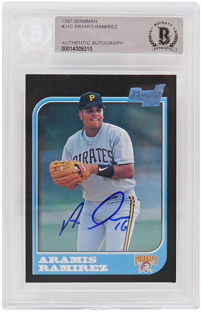 Aramis Ramirez Signed 1997 Bowman #310 (BGS) at PristineAuction.com Aramis Ramirez Signed 1997 Bowman #310 (BGS) at PristineAuction.com