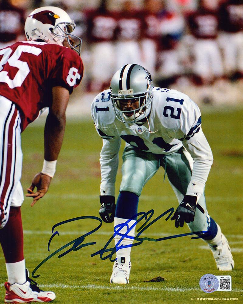 Deion Sanders Signed Cowboys 8x10 Photo (Beckett) at PristineAuction.com Deion Sanders Signed Cowboys 8x10 Photo (Beckett) at PristineAuction.com