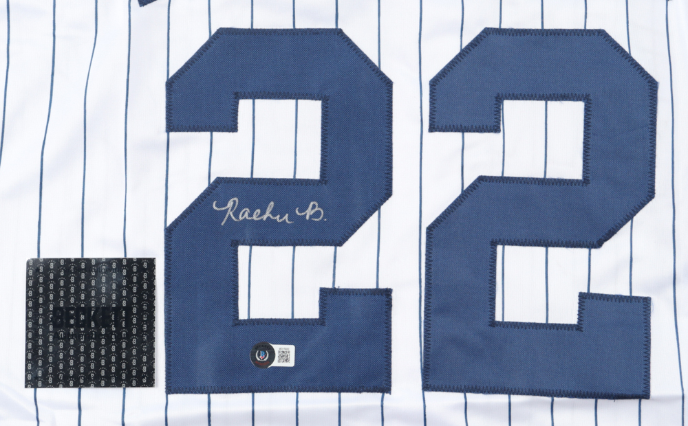 Rachel Balkovec Signed Jersey (Beckett) at PristineAuction.com Rachel Balkovec Signed Jersey (Beckett) at PristineAuction.com