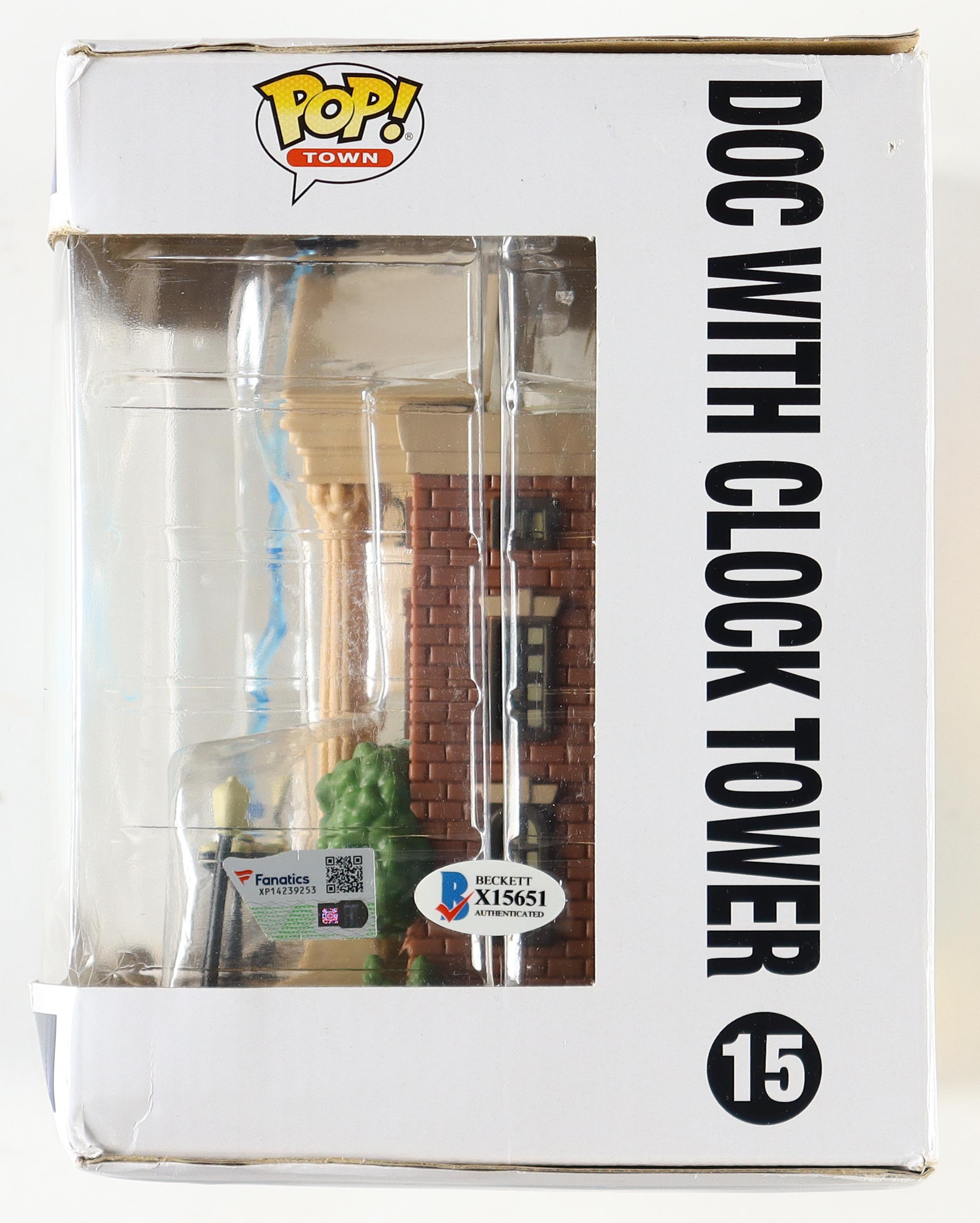 Christopher Lloyd Signed "Back to the Future" #15 Doc with Clock Tower Funko Pop! Vinyl Figure (Fanatics & Beckett) at PristineAuction.com Christopher Lloyd Signed "Back to the Future" #15 Doc with Clock Tower Funko Pop! Vinyl Figure (Fanatics & Beckett) at PristineAuction.com