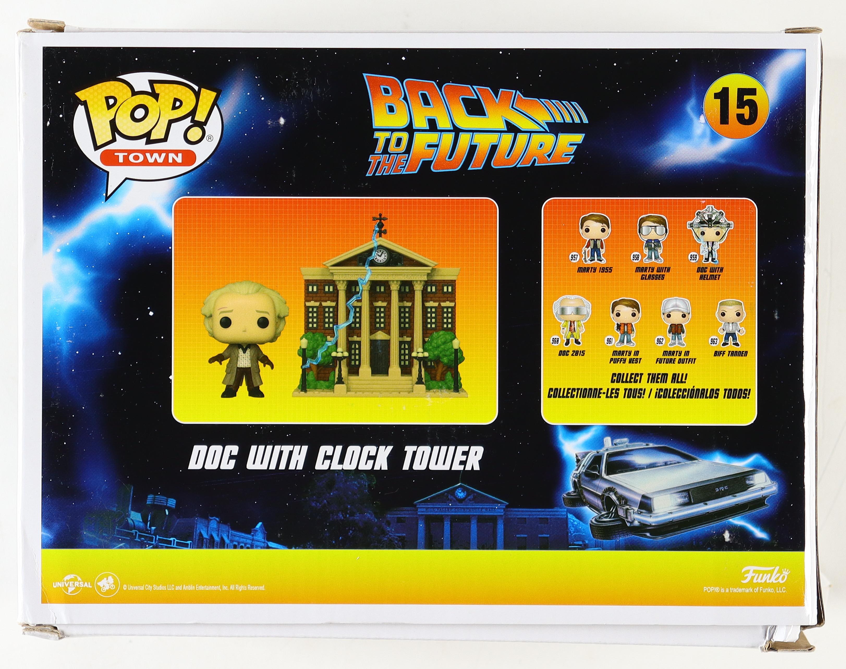 Christopher Lloyd Signed "Back to the Future" #15 Doc with Clock Tower Funko Pop! Vinyl Figure (Fanatics & Beckett) at PristineAuction.com Christopher Lloyd Signed "Back to the Future" #15 Doc with Clock Tower Funko Pop! Vinyl Figure (Fanatics & Beckett) at PristineAuction.com