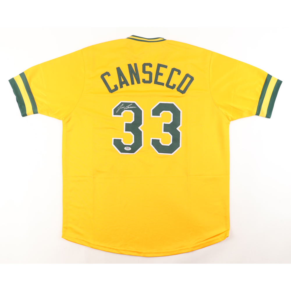 Chemise T-shirt Baseball Jose Canseco Noir Homme - Fabriqué Aux USA