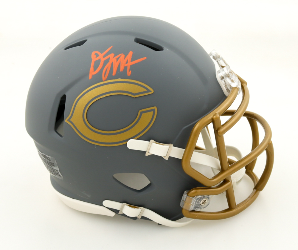 D. J. Moore Signed Bears Slate Alternate Speed Mini Helmet (JSA) at PristineAuction.com D. J. Moore Signed Bears Slate Alternate Speed Mini Helmet (JSA) at PristineAuction.com