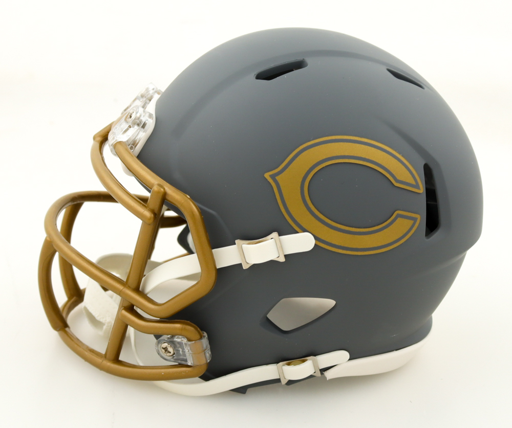 D. J. Moore Signed Bears Slate Alternate Speed Mini Helmet (JSA) at PristineAuction.com D. J. Moore Signed Bears Slate Alternate Speed Mini Helmet (JSA) at PristineAuction.com