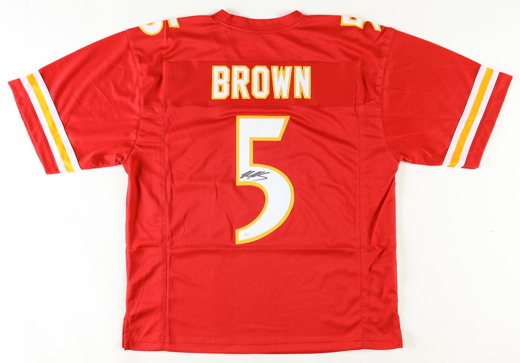 Marquise Brown Signed Jersey (JSA) at PristineAuction.com Marquise Brown Signed Jersey (JSA) at PristineAuction.com