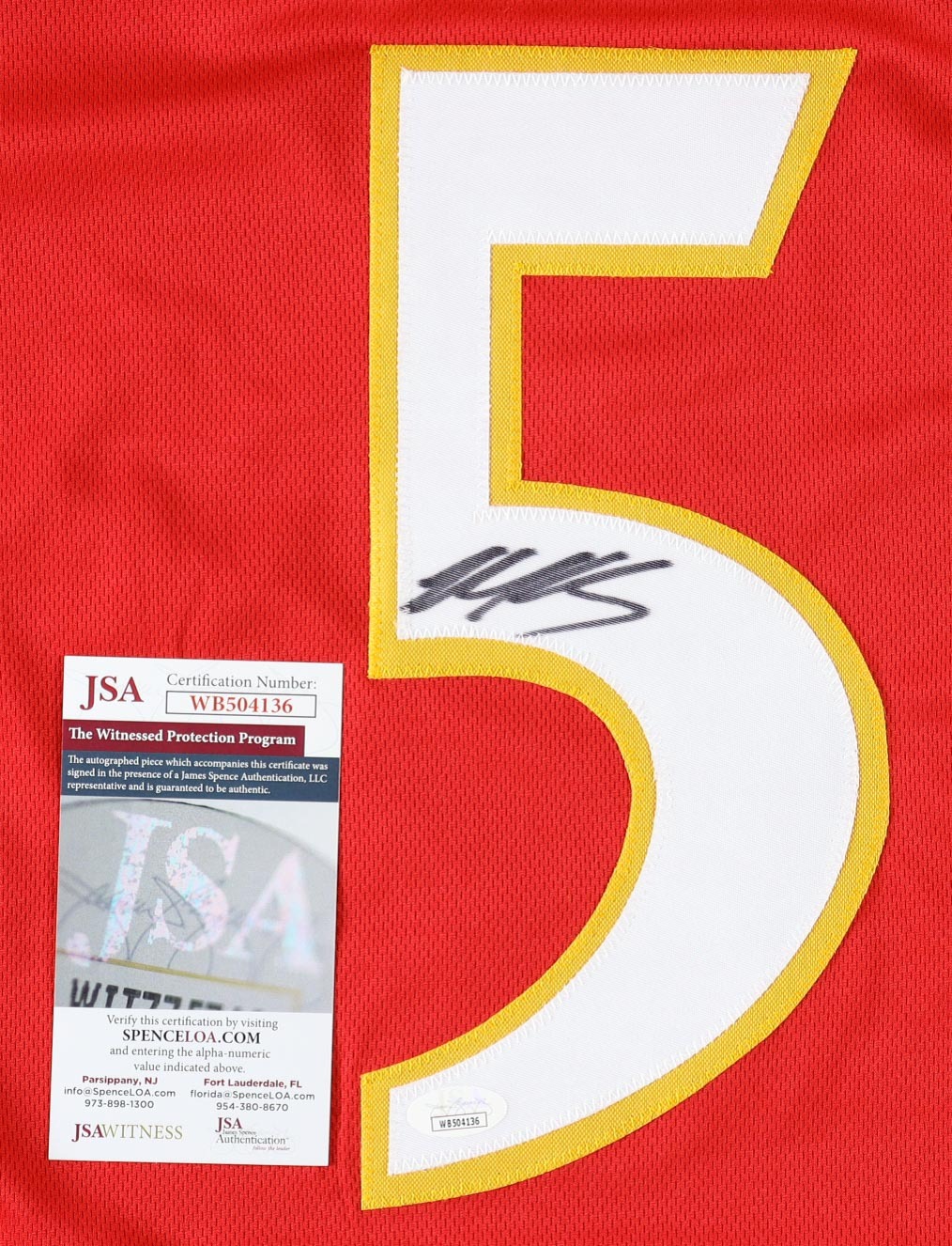 Marquise Brown Signed Jersey (JSA) at PristineAuction.com Marquise Brown Signed Jersey (JSA) at PristineAuction.com