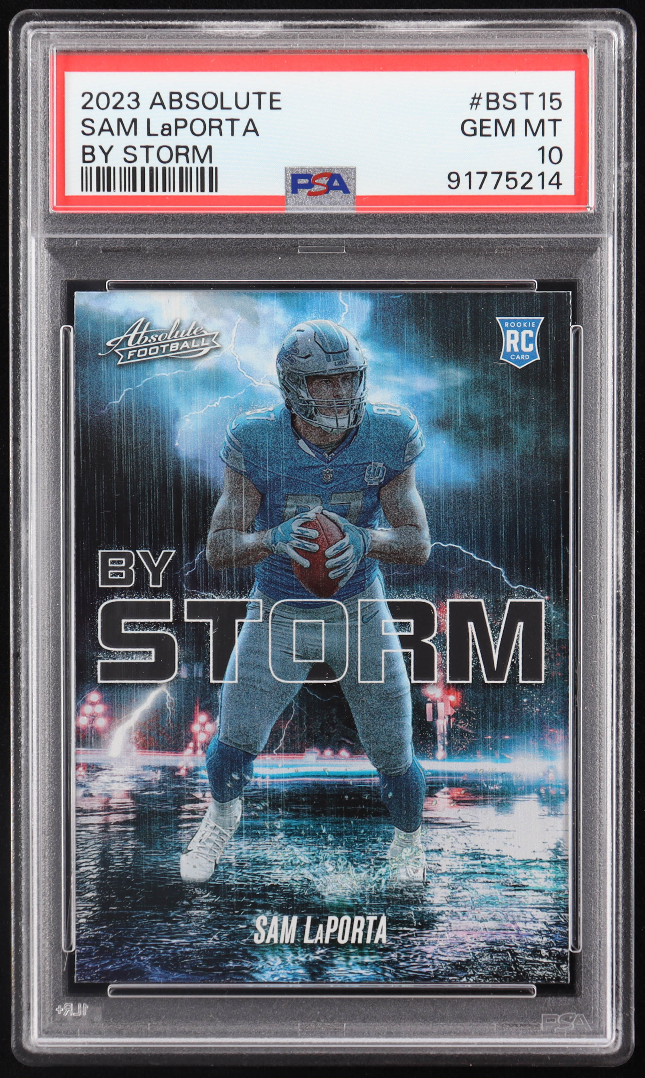 Sam LaPorta 2023 Absolute By Storm #15 RC (PSA 10) | Pristine Auction
