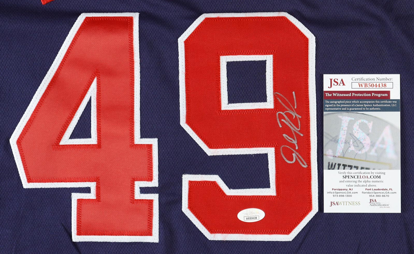 John Rocker Signed Jersey (JSA) at PristineAuction.com John Rocker Signed Jersey (JSA) at PristineAuction.com