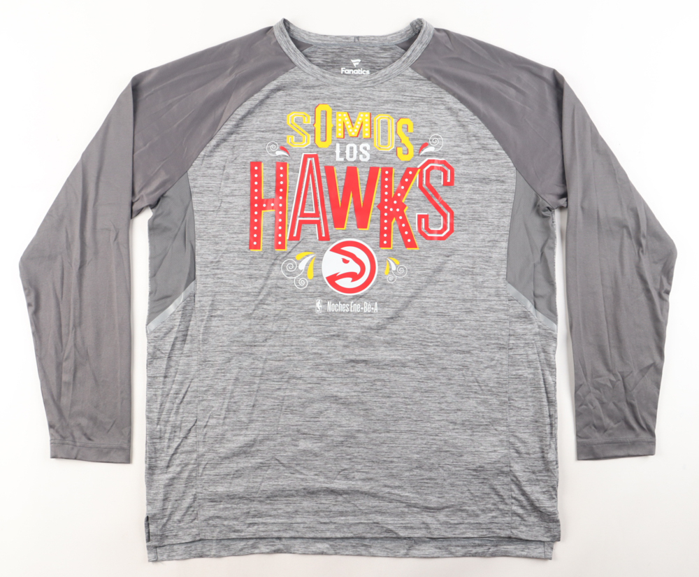 Atlanta Hawks Team-Issued "Los Hawks" Shirt (Fanatics) at PristineAuction.com Atlanta Hawks Team-Issued "Los Hawks" Shirt (Fanatics) at PristineAuction.com