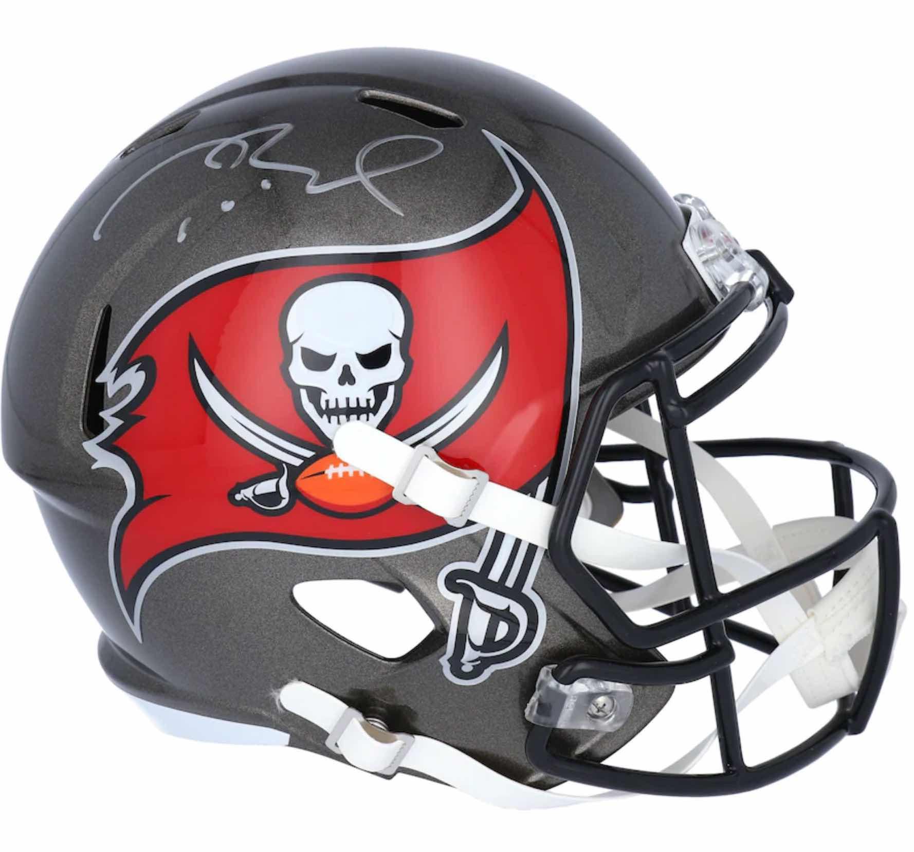 Tom Brady Signed Buccaneers Full-Size Authentic On-Field Speed Helmet (Fanatics) at PristineAuction.com Tom Brady Signed Buccaneers Full-Size Authentic On-Field Speed Helmet (Fanatics) at PristineAuction.com