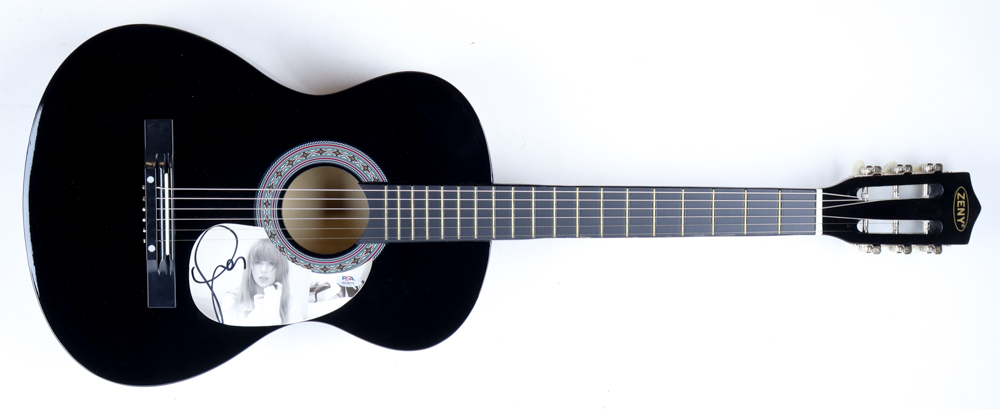 Taylor Swift Signed 38" Acoustic Guitar (PSA) at PristineAuction.com Taylor Swift Signed 38" Acoustic Guitar (PSA) at PristineAuction.com