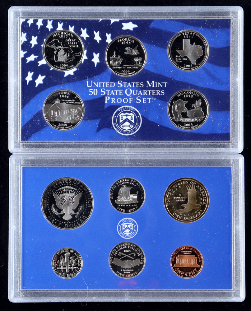 2004-S United States Mint Proof Set with (11) Coins & Original ...