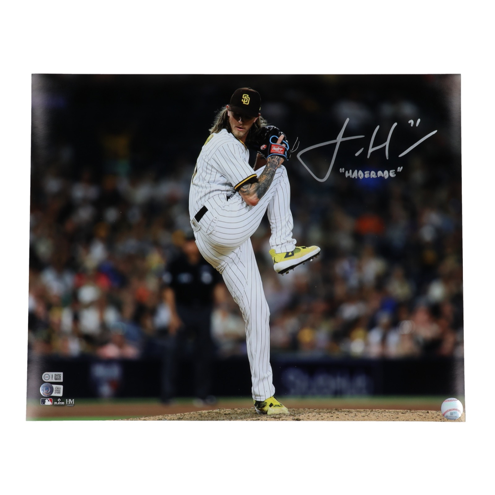 Josh Hader Signed Padres 16x20 Photo Inscribed "Haderade" (Beckett & USA SM) at PristineAuction.com