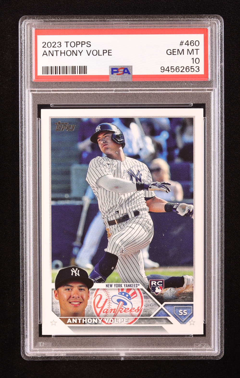 Anthony Volpe 2023 Topps #460 RC (PSA 10) at PristineAuction.com Anthony Volpe 2023 Topps #460 RC (PSA 10) at PristineAuction.com