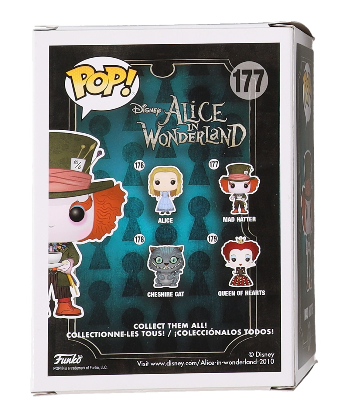 Johnny Depp Signed "Alice In Wonderland" #177 Mad Hatter Funko Pop! Vinyl Figure (AutographCOA) at PristineAuction.com Johnny Depp Signed "Alice In Wonderland" #177 Mad Hatter Funko Pop! Vinyl Figure (AutographCOA) at PristineAuction.com