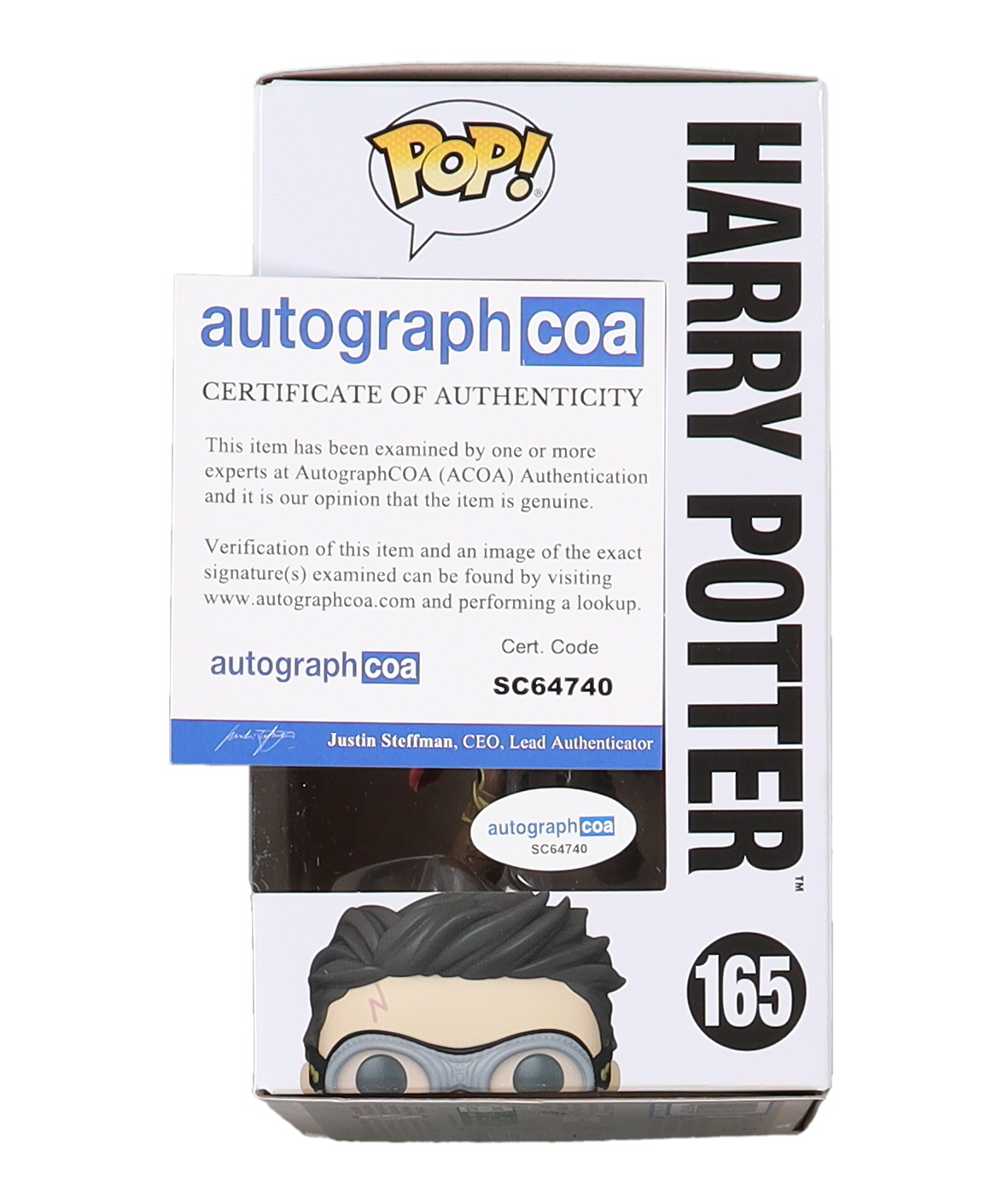 Daniel Radcliffe Signed "Harry Potter" #165 Harry Potter Funko Pop! Vinyl Figure (AutographCOA) at PristineAuction.com Daniel Radcliffe Signed "Harry Potter" #165 Harry Potter Funko Pop! Vinyl Figure (AutographCOA) at PristineAuction.com